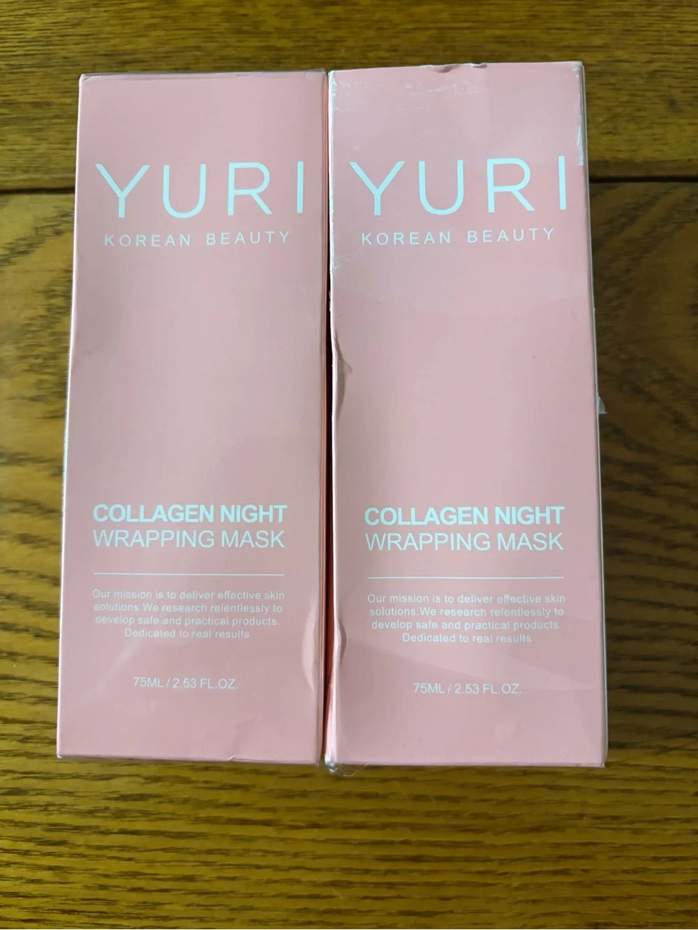 YURI Collagen Night Wrapping Mask - Pink 2.53 fl oz